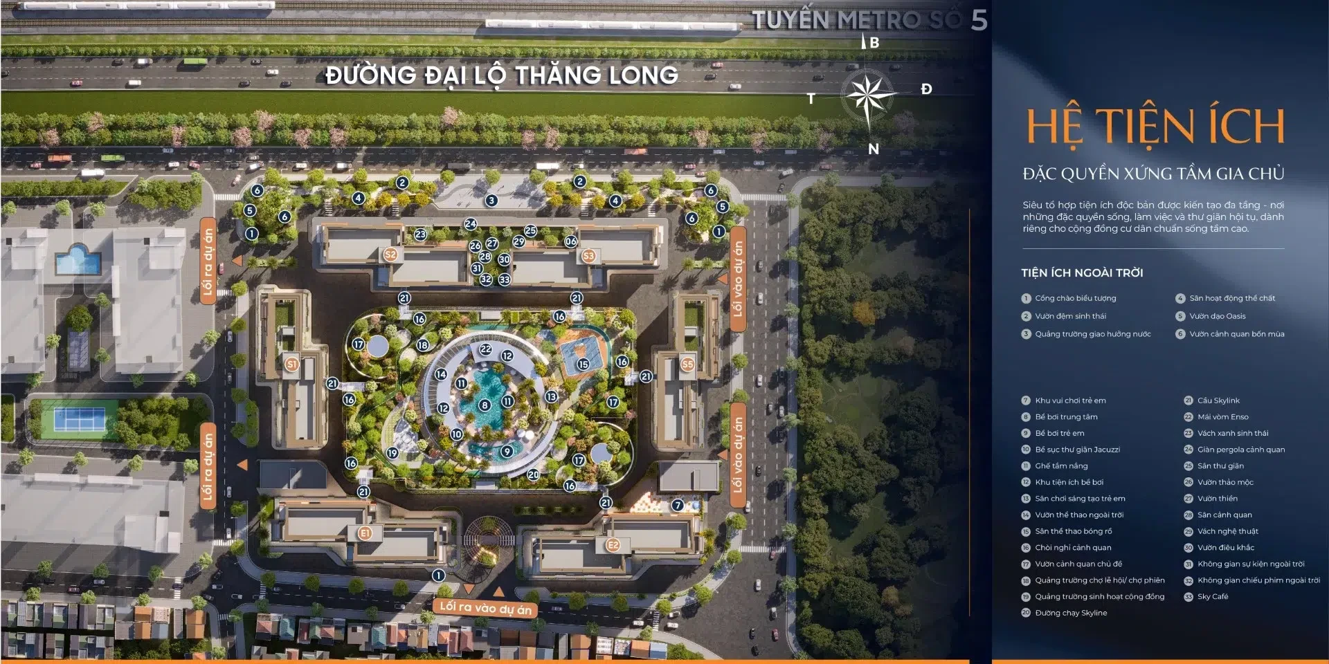 Tiện ích ngoài trời Imperia Sky Park