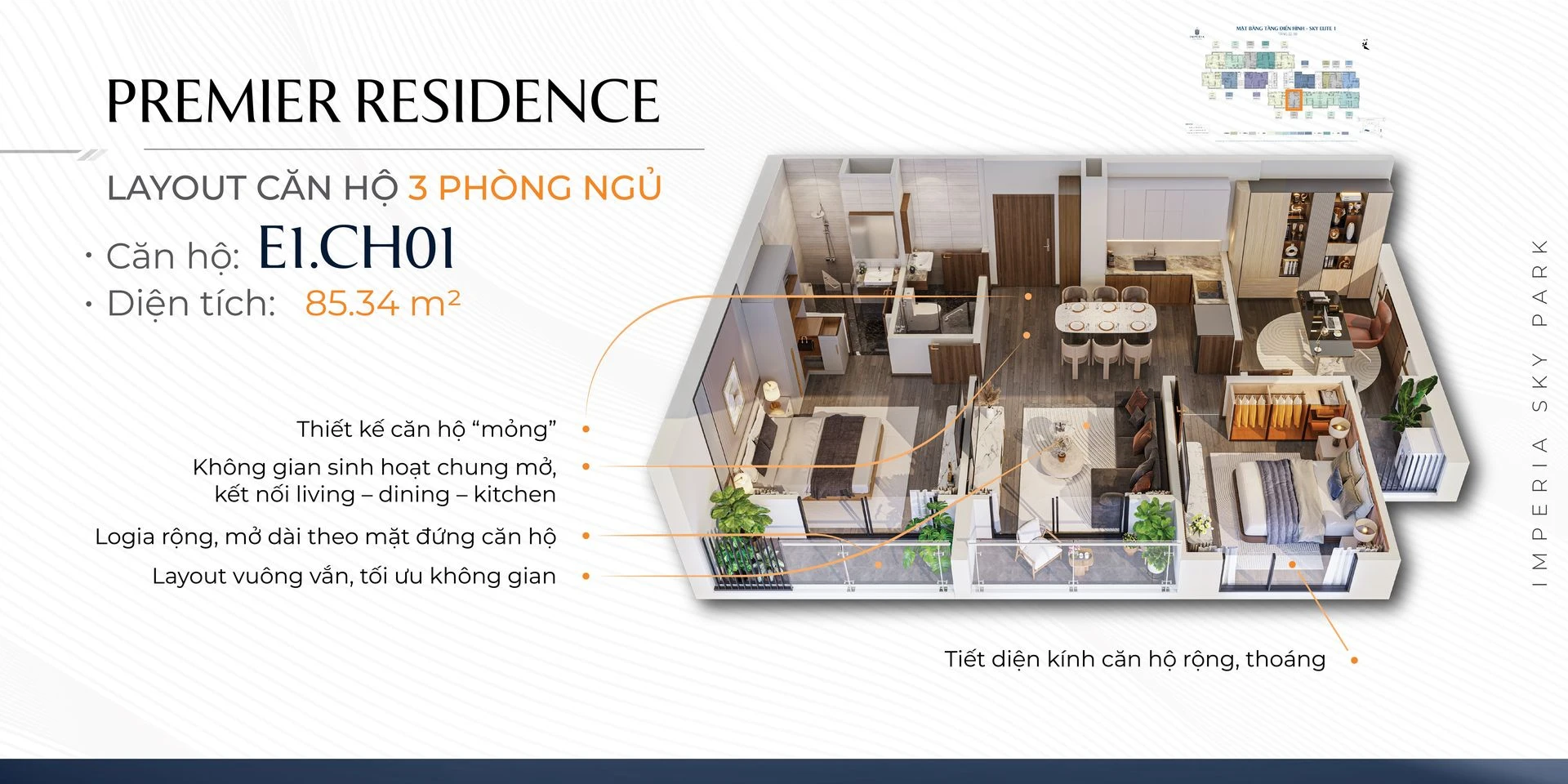 Căn hộ 3PN
