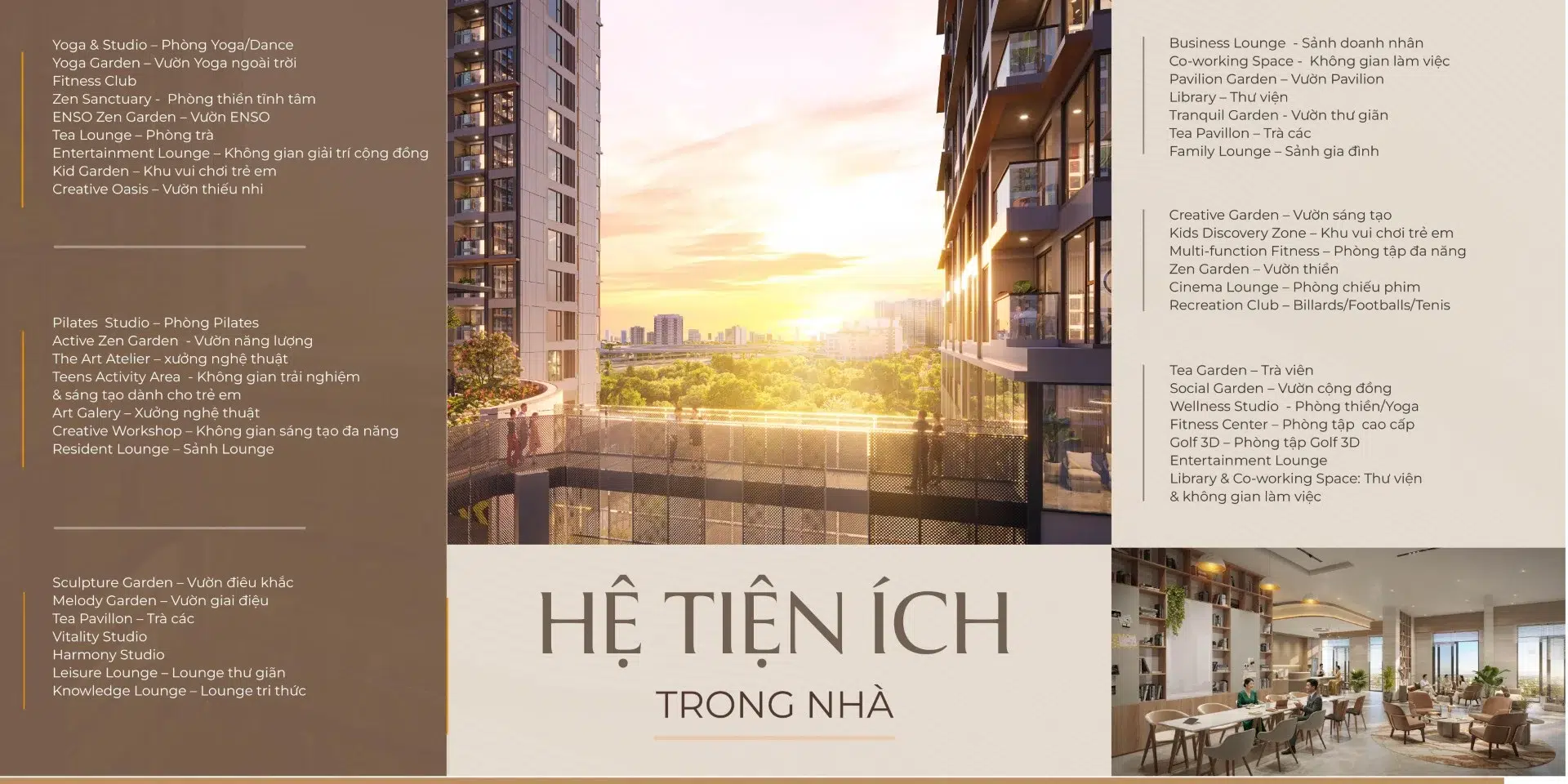 Tiện ích trong nhà Imperia Sky Park 